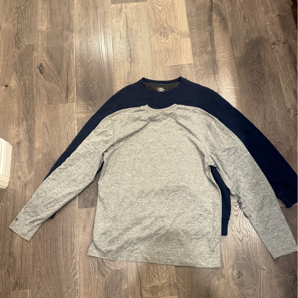 Men’s 2-Pack Long Sleeve & Crewneck Sweater - Picture 3 of 8